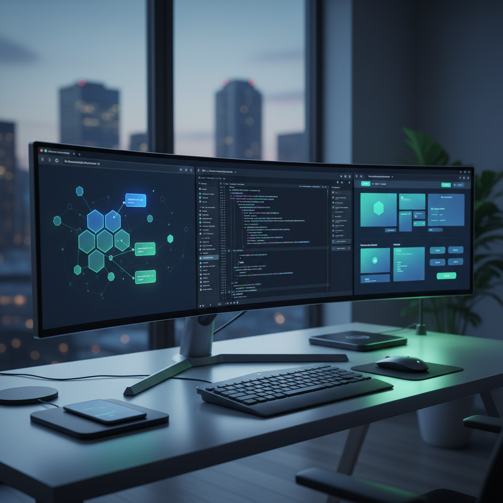 Web development workspace